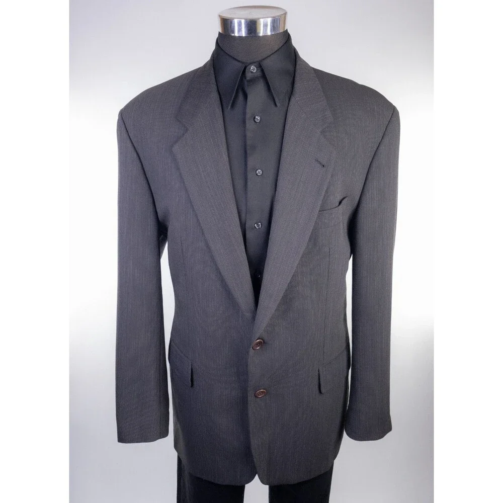 Hugo Boss APOLLO Blazer Sport Coat Men’s 44R Gray Wool 2-Button Jacket USA VTG